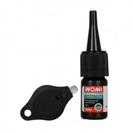 Womi W234 UV Superglue +UV Lamp Transparant 3 gram 5570234 (1)