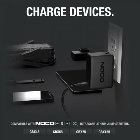 Noco USB-C 65W Jumpstarter Snellader U65 (4)