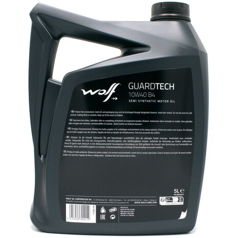 Wolf Guardtech 10W40 B4 Motorolie 5 Liter 8304019 (3)