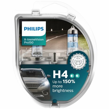 Philips H4 X-treme Vision Pro150 12342XVPS2 Autolampen (2)