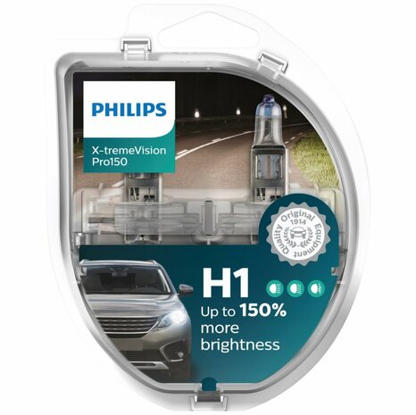 Philips H1 X-treme Vision Pro150 12258XVPS2 Autolampen (2)