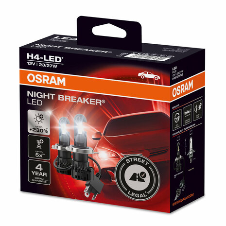 Osram H4 Night Breaker LED 64193DWNB Autolampen (2)