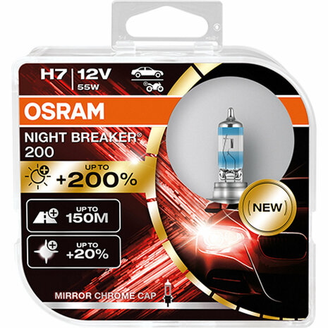 Osram H7 Night Breaker 200 64210NB200-HCB Autolampen