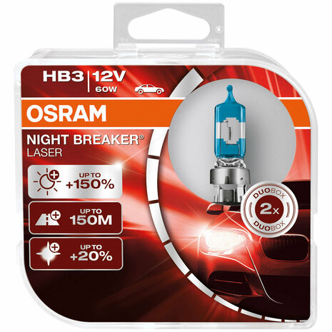 Osram HB3 Night Breaker Laser +150% 9005NL Autolampen