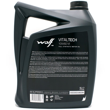Wolf Vitaltech 10W60 M Motorolie 5 Liter 8335808 (3)