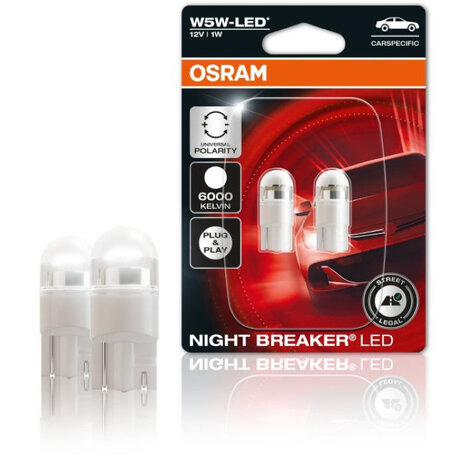 Farmer Duty Circular Osram Night Breaker W5W-LED White 6000K 2825DWNBC Autolampen | Auto  Verlichting | Vehicle Equipment Online Store