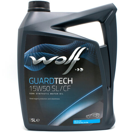 Wolf Guardtech 15W50 SL CF Motorolie 5 Liter 8300516