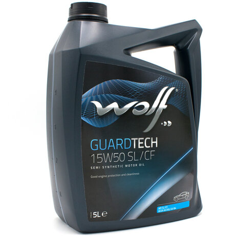 Wolf Guardtech 15W50 SL CF Motorolie 5 Liter 8300516 (2)