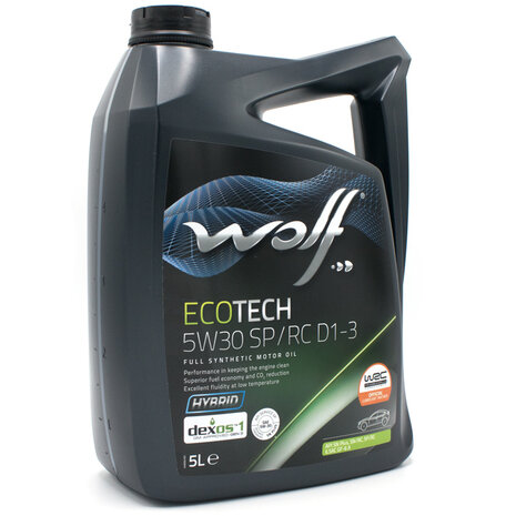 Wolf Ecotech 5W30 SP RC D1-3 Motorolie 5 Liter 1047293 (2)