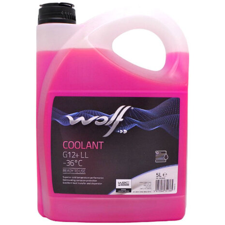 Wolf Koelvloeistof Coolant LL G12+ -36°C 1052660