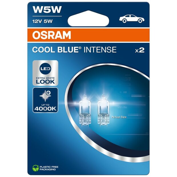 Osram W5W T10 Cool Blue Intense NextGen 2825CBN Autolampen