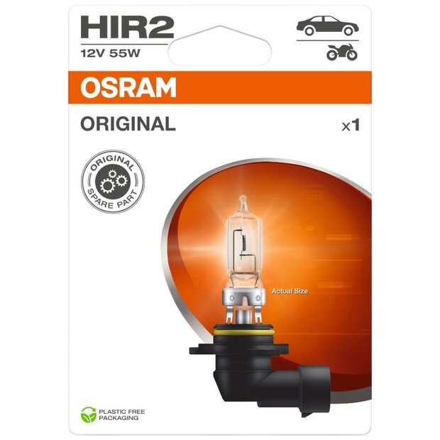 Osram HIR2 Original 55W 12V 9012 Autolamp