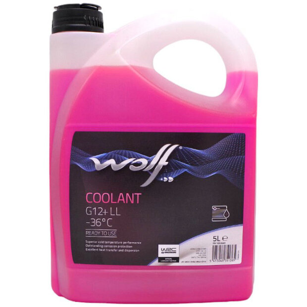 Wolf Koelvloeistof Coolant LL G12+ -36&deg;C