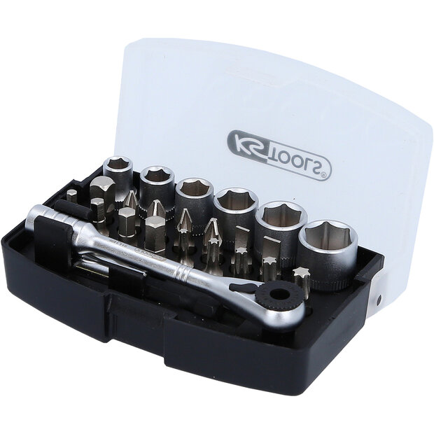 KS Tools 1/4&quot; Ratel Bit-set 24-delig 911.2010