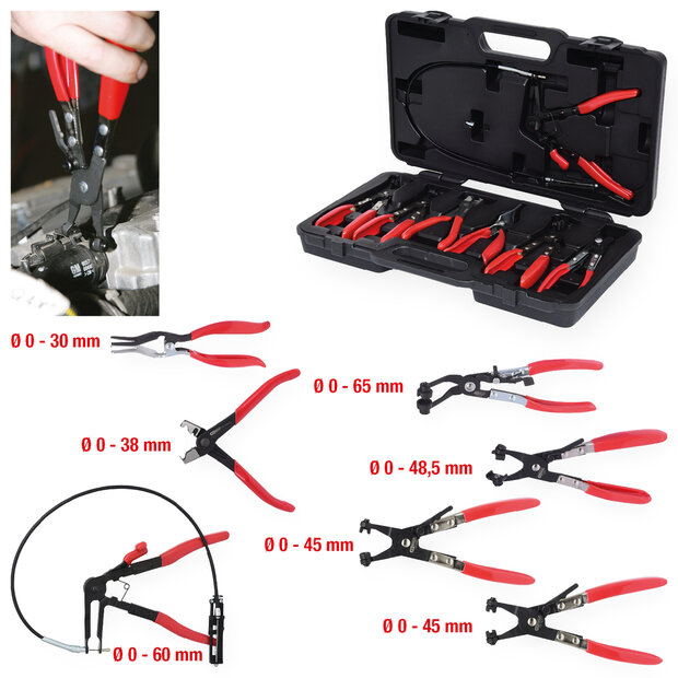 KS Tools Slangklemtangenset 7-delig 115.1055 (1)