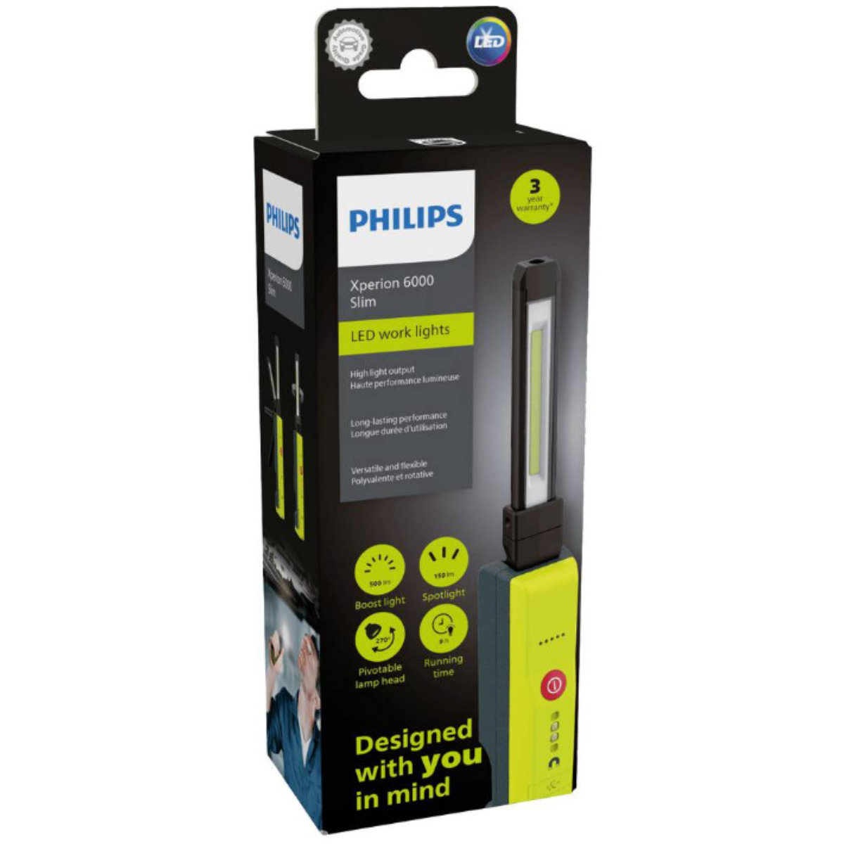 Dag telegram Kakadu Philips Xperion 6000 Slim LED Werklamp X60SLIMX1 | LED Werkverlichting |  Vehicle Equipment Online Store