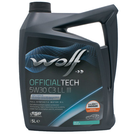 Wolf Officialtech 5W30 C3 LL III 5 Liter