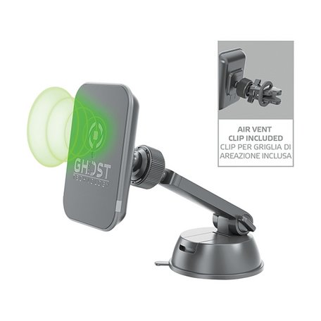 Celly Magnetische Auto Telefoonhouder Ghost Wireless Charge