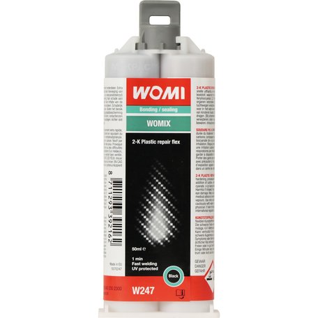 Womi Womix W247 2K Plastic Repair Flex Zwart 50ml