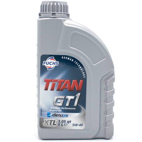 Fuchs Titan GT1 SAE 5W40 Motorolie 1 Liter