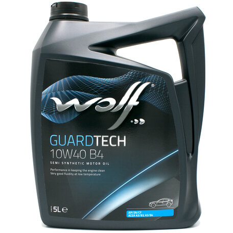 Wolf Guardtech 10W40 B4 Motorolie 5 Liter