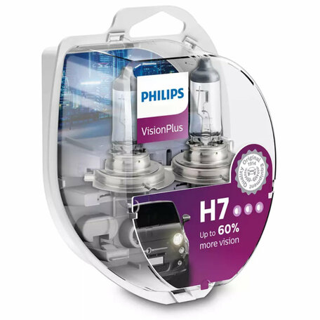 Philips H7 VisionPlus 12972VPS2 Autolampen