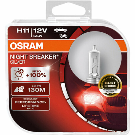 Osram H11 Night Breaker Silver +100% 64211NBS Autolampen