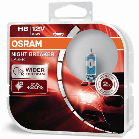 Osram H8 Night Breaker Laser +150% 64212NL Autolampen