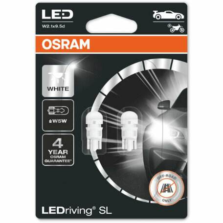 Osram W5W LEDriving SL White 6000K 2825DWP-02B Autolampen