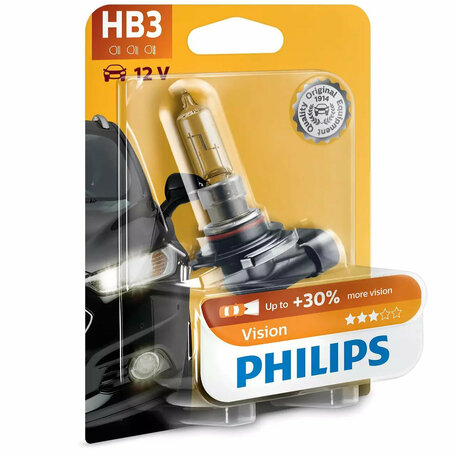 Philips HB3 Vision 60W 12V 9005PRB1 Autolamp