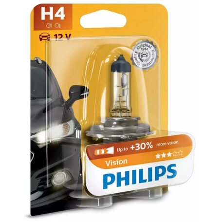 Philips H4 Vision 60/55W 12V 12342PRB1 Autolamp