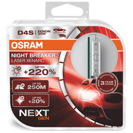 Osram D4S Night Breaker Laser Xenarc NextGen Xenonlampen