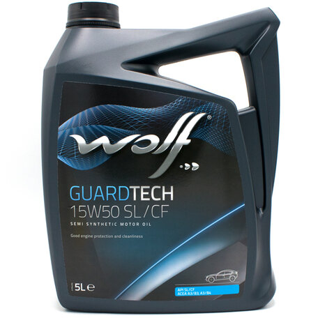 Wolf Guardtech 15W50 SL/CF Motorolie 5 Liter