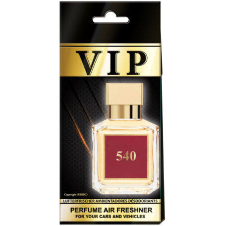 Caribi VIP 540 Luxe Autoparfum Inspired by Baccarat Rouge