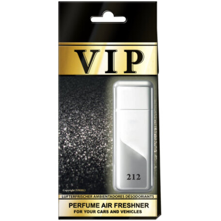 Caribi VIP 212 Luxe Heren Autoparfum Inspired by 212 VIP Men