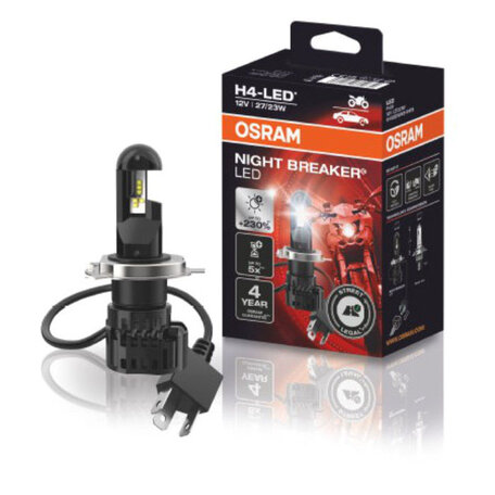 Osram H4-LED Night Breaker LED 64193DWNB Retrofit Motorfiets
