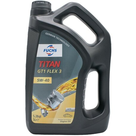 Fuchs Titan GT1 Flex 3 SAE 5W40 Motorolie 5 Liter